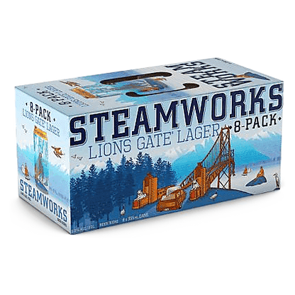 Steamworks Brewery Lions Gate Lager 8pk 12oz Can