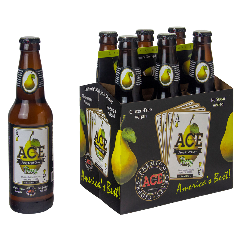 Cal Cider Ace Perry California Cider 6pk 12oz Btl 5.0% ABV - Ace Cider – BevMo!