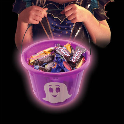 Halloween Light Up Treat Bucket