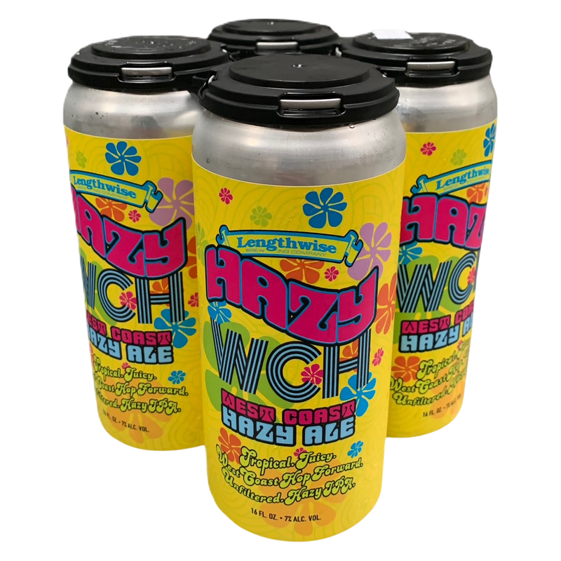 Lengthwise Brewing West Coast Hazy Pale Ale 4pk 16oz Can