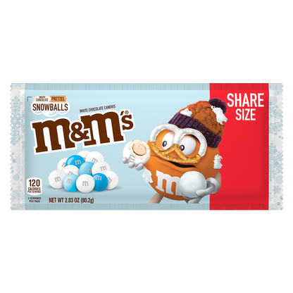 M&M’s Pretzel Snowballs Share Size 2.83oz