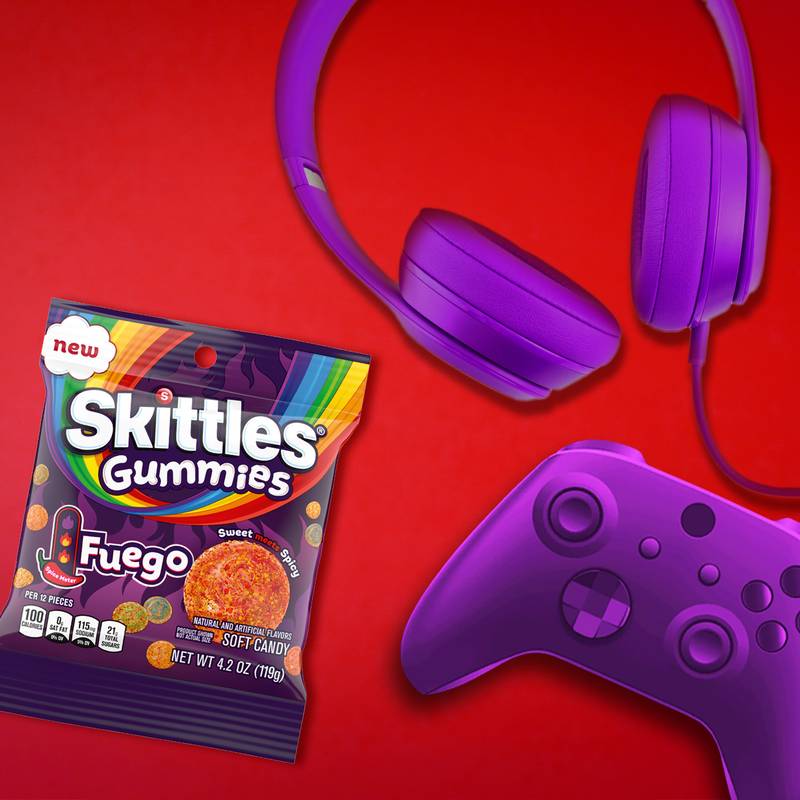 Skittles Gummies Fuego Sample 4.2oz