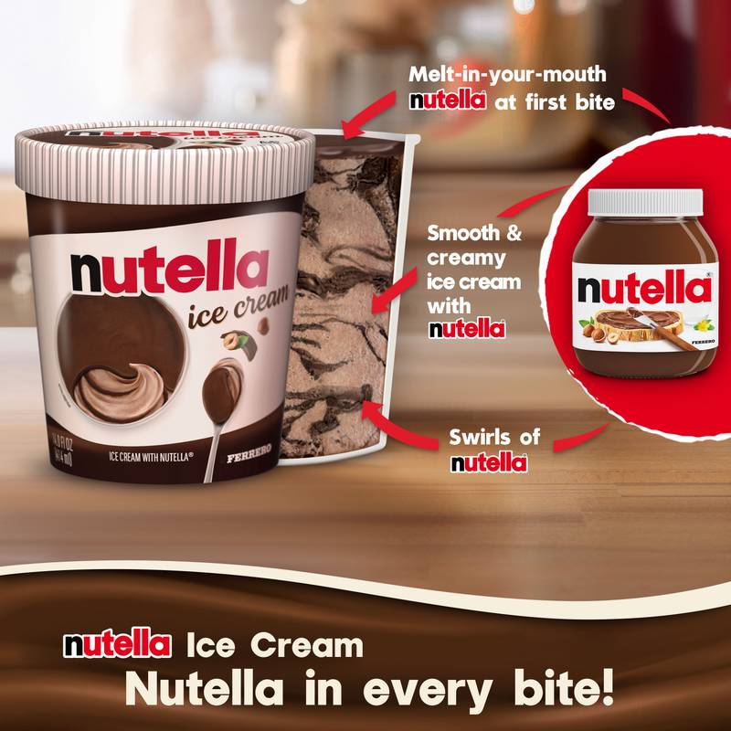 Nutella Ice Cream Pint, 14 fl oz