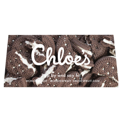Chloe's Frozen Oatmilk Cookies and Cream Non-Dairy Bars 4ct