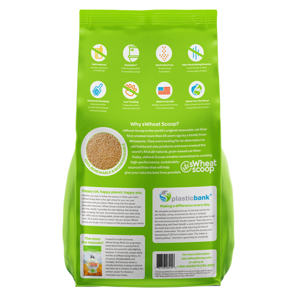 SwheatScoop Multi Cat Natural Cat Litter 15lb