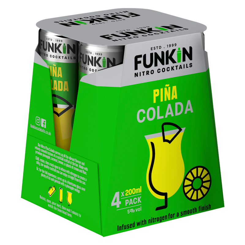 Funkin Pina Colada 4pk 200ml (10 Proof)