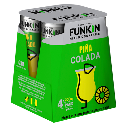 Funkin Pina Colada 4pk 200ml (10 Proof)
