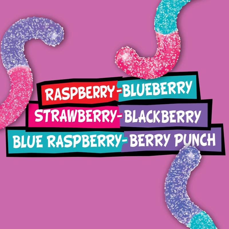 Trolli Very Berry Sour Brite Crawlers Gummy Candy 5oz