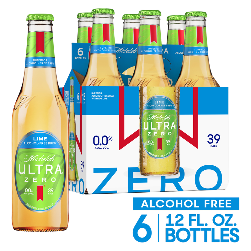Michelob Ultra Zero Lime 6pk 12oz Bottle