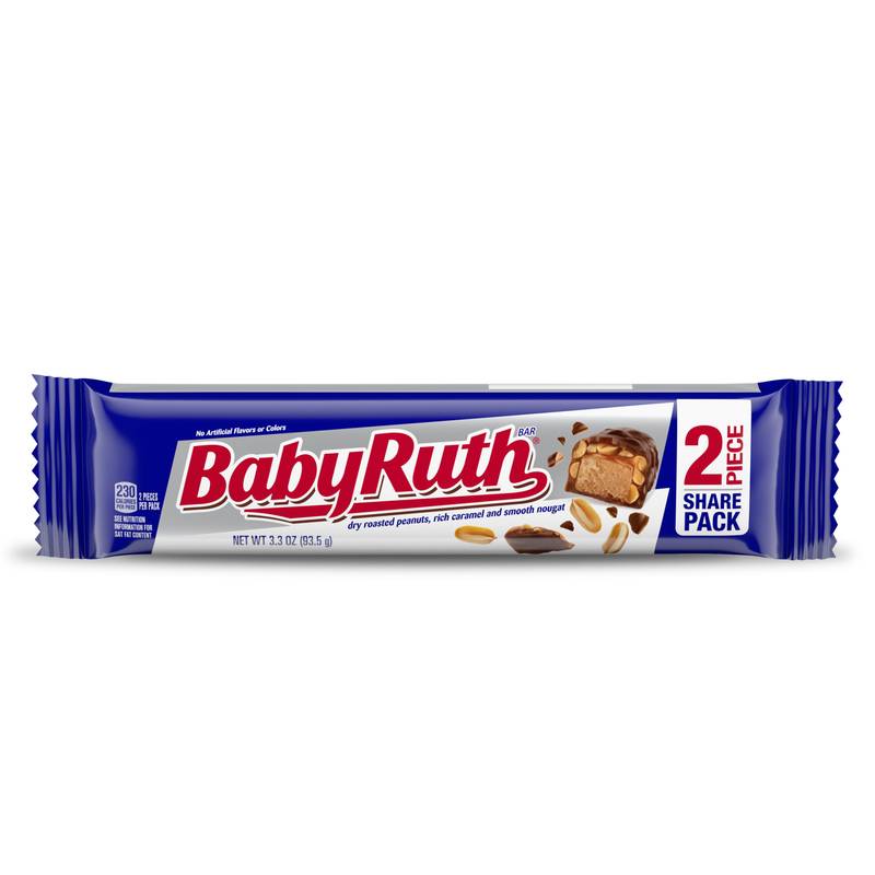 Baby Ruth Peanut Caramel Chocolate Candy Bar King Size, 3.3oz – BevMo!