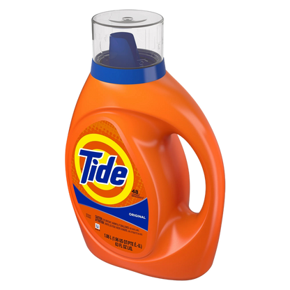 Tide Liquid Laundry Detergent, Original, 63 fl oz, 48 Loads