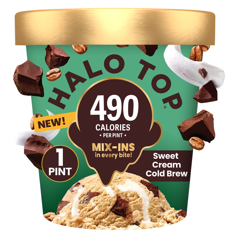 Halo Top Mix-In Sweet Cream Cold Brew Coffee, 16 fl oz