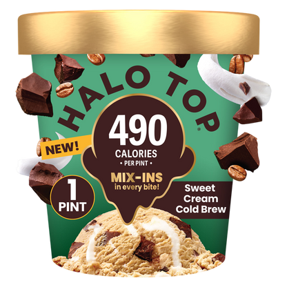 Halo Top Mix-In Sweet Cream Cold Brew Coffee, 16 fl oz