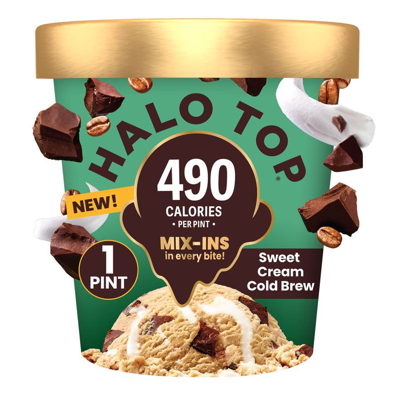 Halo Top Mix-In Sweet Cream Cold Brew Coffee, 16 fl oz