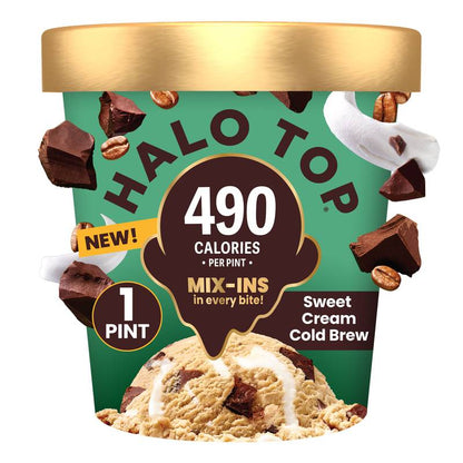 Halo Top Mix-In Sweet Cream Cold Brew Coffee, 16 fl oz