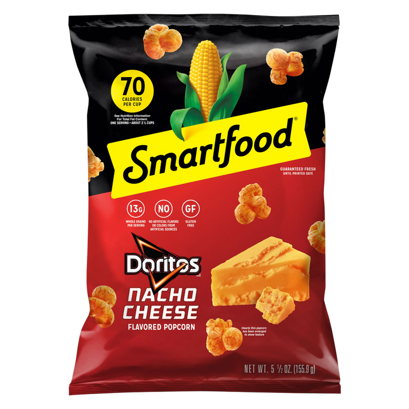 Smartfood Doritos Nacho Cheese Popcorn 5.5oz 