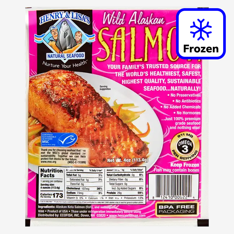 Wild Alaskan Salmon (Frozen) - 4oz