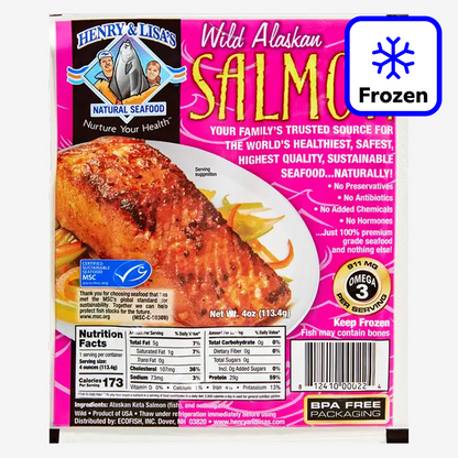 Wild Alaskan Salmon (Frozen) - 4oz