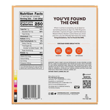 ONE Protein Bars, Reese's Peanut Butter Lovers, 2.12 oz