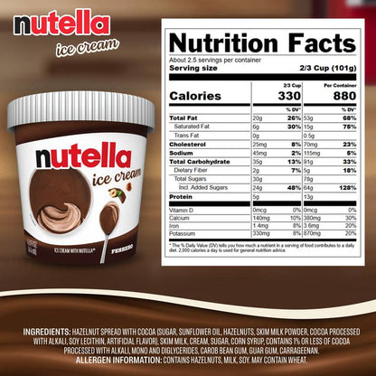 Nutella Ice Cream Pint, 14 fl oz