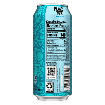 Peace Tea Sno-Berry 16oz Can