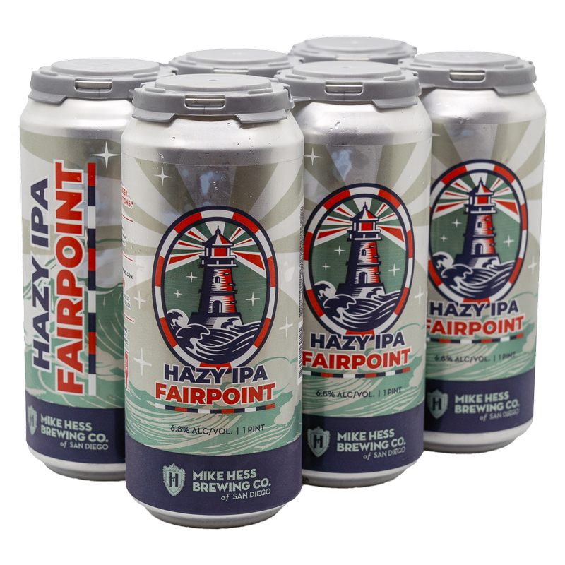 Mike Hess fairpoint Hazy UPA 6pk 16oz Can - Mike Hess – BevMo!