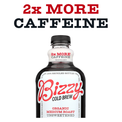 Bizzy Organic Medium Roast Cold Brew Coffee 48oz Btl