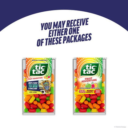 Tic Tac Fruit Adventure Mints, On-The-Go Refreshment, 1.7 oz