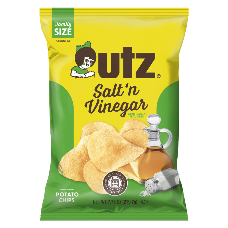 Utz Potato Chips Salt & Vinegar 7.75oz