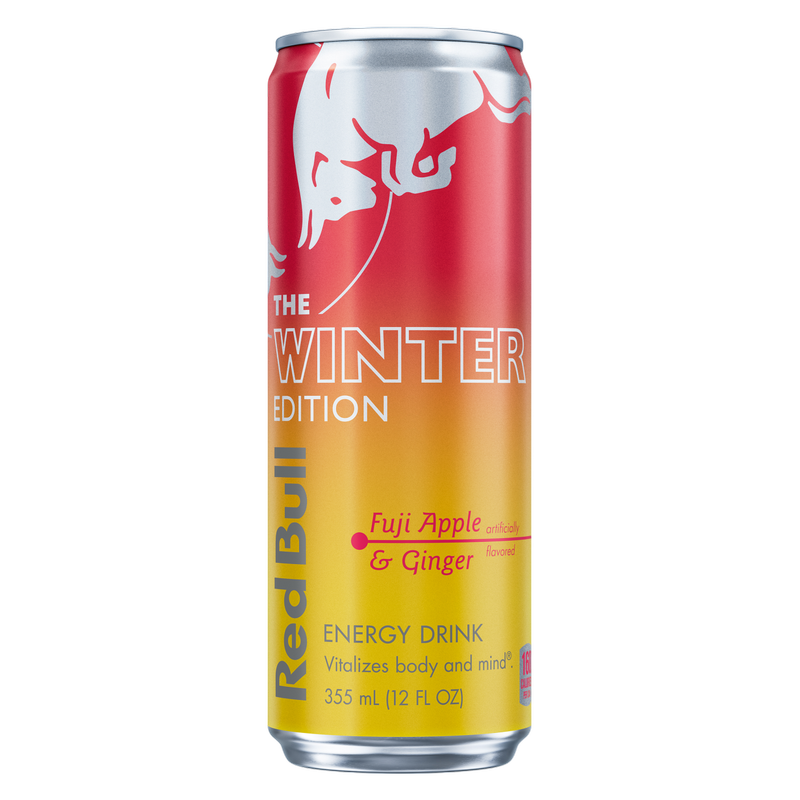 Red Bull Winter Edition Fuji Apple & Ginger Energy Drink 12oz Can