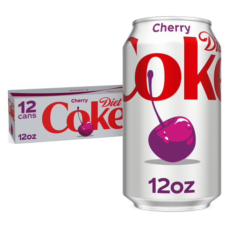 Diet Coke Cherry 12pk 12oz Can