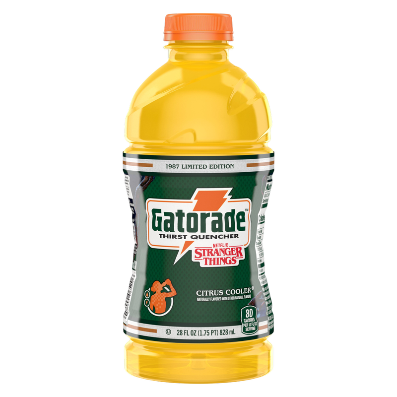 Gatorade x Stranger Things Thirst Quencher Citrus Cooler 28oz Btl