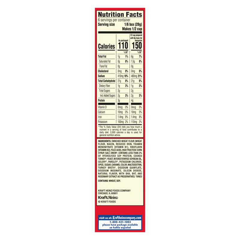 Stove Top Stuffing Stove Top Turkey 6oz