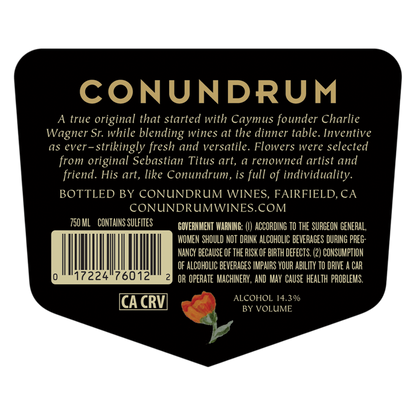 Conundrum Red Blend 750ml Bottle 14.5% ABV