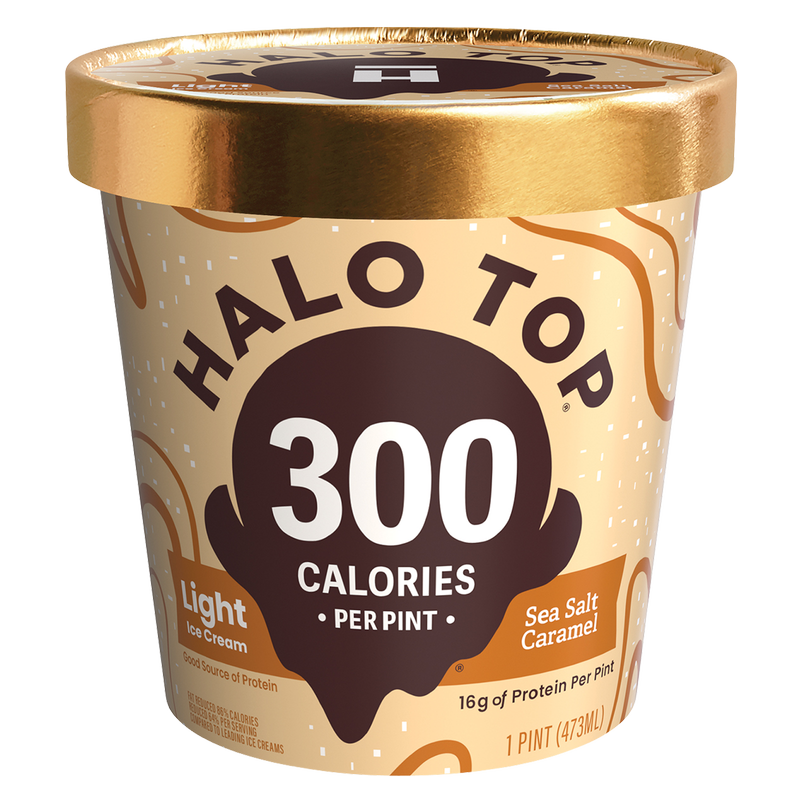 Halo Top Sea Salt Caramel Ice Cream Pint – BevMo!