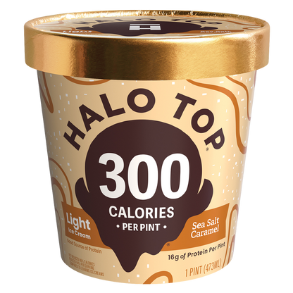 Halo Top Sea Salt Caramel Ice Cream Pint