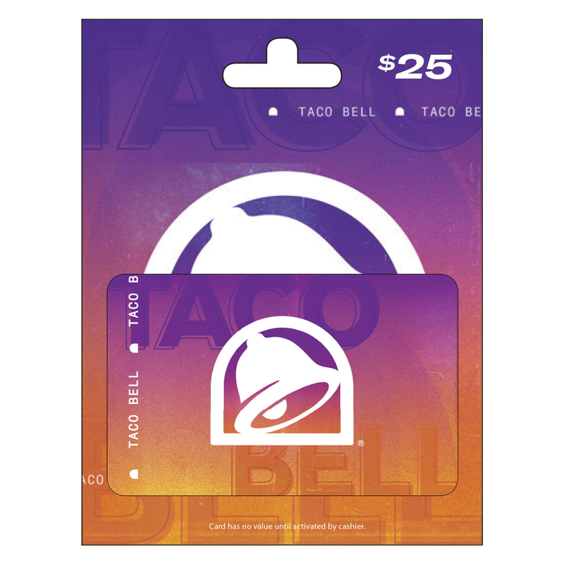 Taco Bell $25 Gift Card