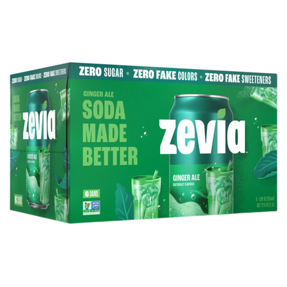 Zevia Ginger Ale 6pk 12oz Can