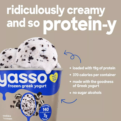 Yasso Cookies n Cream Pint