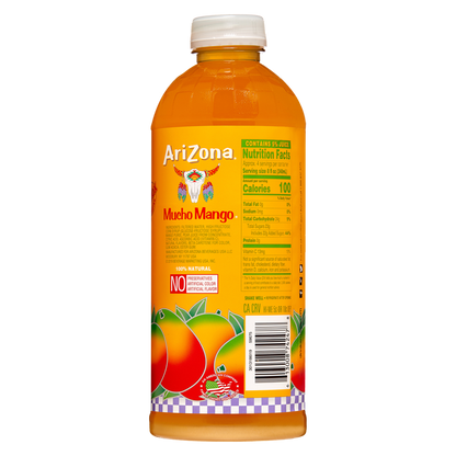 AriZona Mucho Mango Juice 34oz Btl