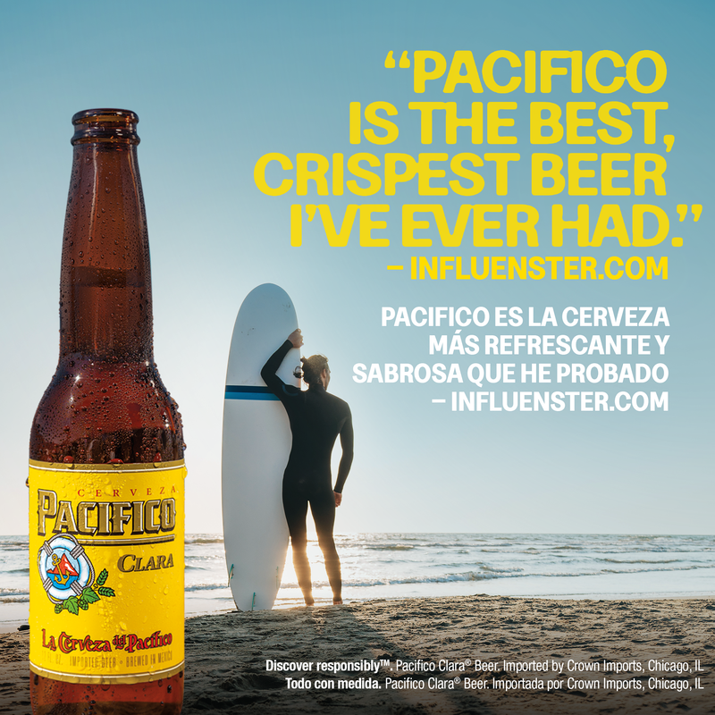 Pacifico 24pk 7oz Bottle 4.4% ABV