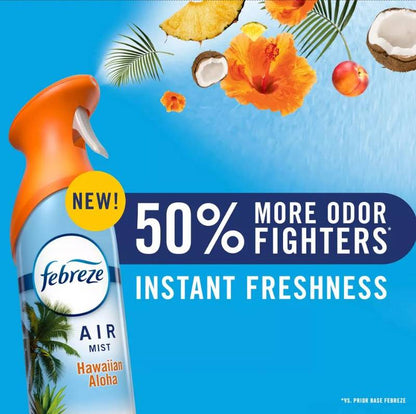 Febreze Air Mist, Air Freshener Spray, Odor Fighting Room Spray, Linen & Sky, 8.1oz, 1ct