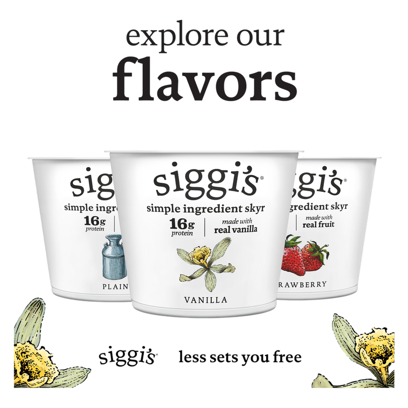 Siggi's Vanilla Skyr Icelandic-Style Strained Non-Fat Yogurt 5.3oz