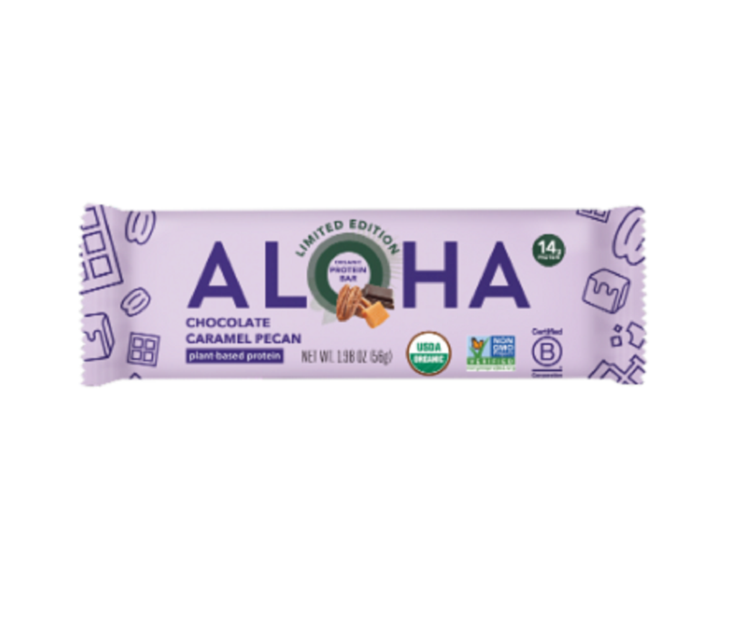Aloha Caramel Chocolate Pecan Protein Bar 1.98oz - ALOHA – BevMo!