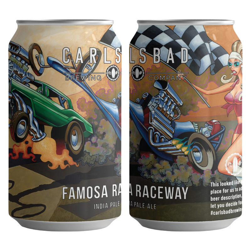 Carlsbad Brewing Co. Famosa Raceway IPA 4pk 16oz can