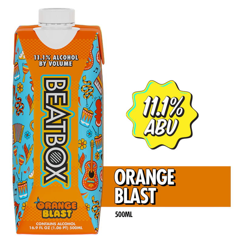 Beatbox Orange Blast 500ml 11.1% ABV Wine-Base