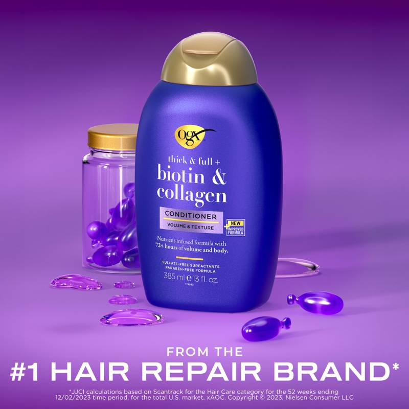 OGX Thick & Full + Biotin & Collagen Conditioner 13 fl oz - OGX