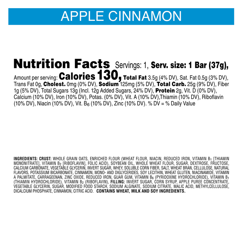 Nutri-Grain Apple Cinnamon Cereal Bar 1.3oz