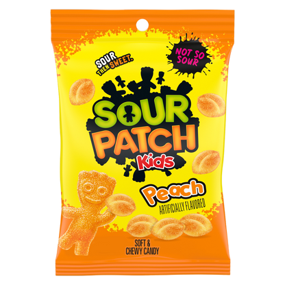 Sour Patch Kids Peach Soft & Chewy Candy 8.07oz