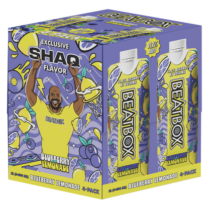BeatBox Blueberry Lemonade 4pk 500ml